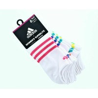 Adidas Women’s 6-Pk. Superlite ClimaLite® Socks, White