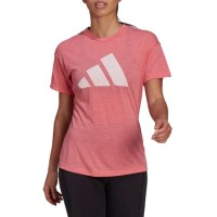 Adidas Women’s Athletics  Logo T-Shirt, Pink, X-Small
