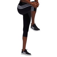 Adidas Women’s Believe This High-Waist Cropped Leggings, Black/White, Small
