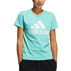 Adidas Women’s Cotton Badge of Sport T-Shirt, Green,Small