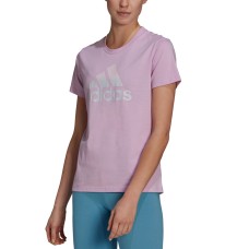 Adidas Womens Cotton Graphic T-Shirt, Lilac, X-Small