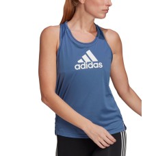 Adidas Women’s Designed 2 Move Logo Sport Tank Top, Crew Blue, X-Small