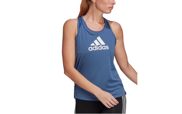  Women’s Designed 2 Move Logo Sport Tank Top, Crew Blue, X-Small