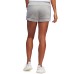  Women’s Drawstring Shorts (Solid Grey, X-Large)
