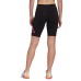  Womens Essentials Gradient-Logo Bike Shorts, Black, X-Small