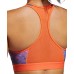  Women’s Medium Impact Floral Sports Bra, Multicolor, X-Large