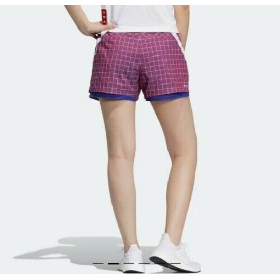  Women’s PrimeBlue Plaid Ripstop Shorts,  Purple,  Medium