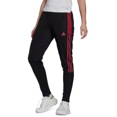 Adidas Women’s Tiro 21 Track Full Length Pants, Black/Pink, Medium