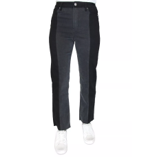 Almost Famous Juniors’ Two-Tone High-Rise Dad Jeans