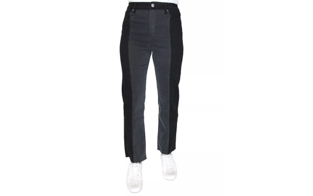  Juniors’ Two-Tone High-Rise Dad Jeans