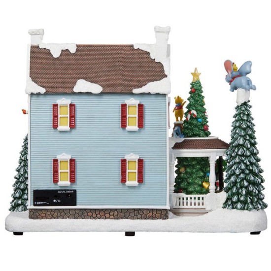 Animated  Holiday House with Lights and Music, 8 Classic Holiday Songs