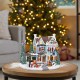 Animated  Holiday House with Lights and Music, 8 Classic Holiday Songs
