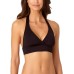  Halter Bikini Top Women’s Swimsuit, X-Small, Black