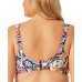  Women’s Plus Size Twist-Front Bikini Top, Multi, 20W