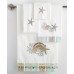  By The Sea Fingertip Towel, White, 18 X 11