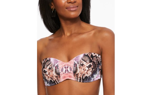  Mixed Messages Bikini Top, Multi, Small