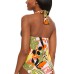  Tropical-Print Tankini Top, Multi, Medium