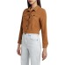 eneration Cropped Jacket, Medium, Saddle