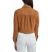 eneration Cropped Jacket, Medium, Saddle