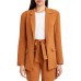 eneration Woven Boyfriend Blazer, X-Small, Saddle