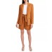 eneration Woven Boyfriend Blazer, X-Small, Saddle