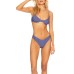  Women’s Vanessa Bikini Bottoms, Blue, Large