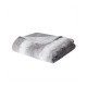  Zuri Weighted Faux Fur Blanket, 60×70, Gray