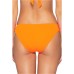 Virtue Women's American Tab Side Hipster Bikini Bottom, Atomic Tangerine, Large