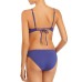  Virtue Womens Cheeky Bikini Bottom, Navy, Small