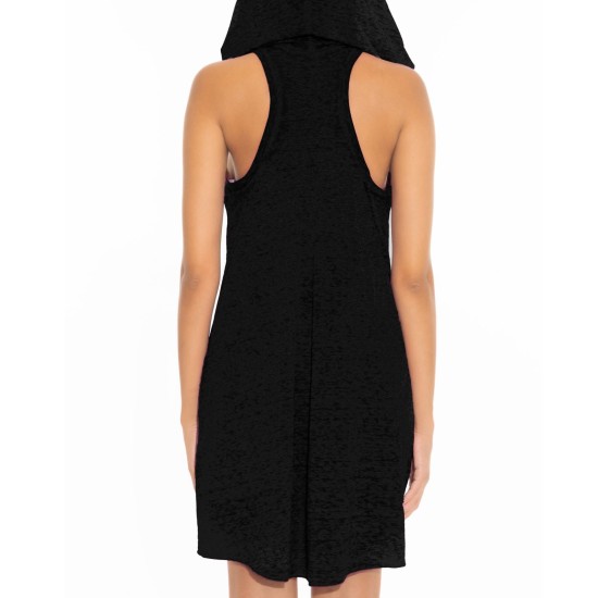  Women’s T-Shirt Pullover Hoodie Dress Swim Cover Up Black XS/S