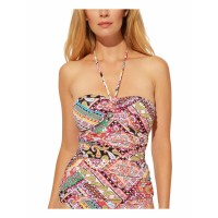 Bleu By Rod Beattie Bandeau Printed Tankini Top, Multi, 10