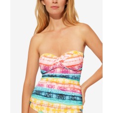 Bleu by Rod Beattie Good Vibrations Twist Bandeau Tankini Tops