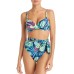  It’s a Jungle Out There Underwire Bra Bikini Top, 14, Navy