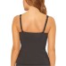  Tankini Top Women’s Swimsuit, Black, 6