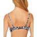  Underwire Printed D-Cup Bikini Top, 40D, Multicolor