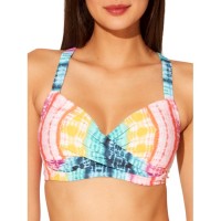 Bleu Rod Beattie Womens Good Vibrations Convertible Bikini Top, Multi, 36 D