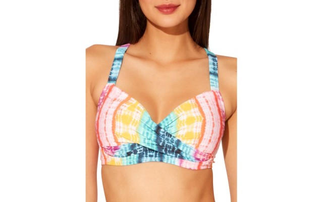 Bleu Rod Beattie Womens Good Vibrations Convertible Bikini Top, Multi, 36 D