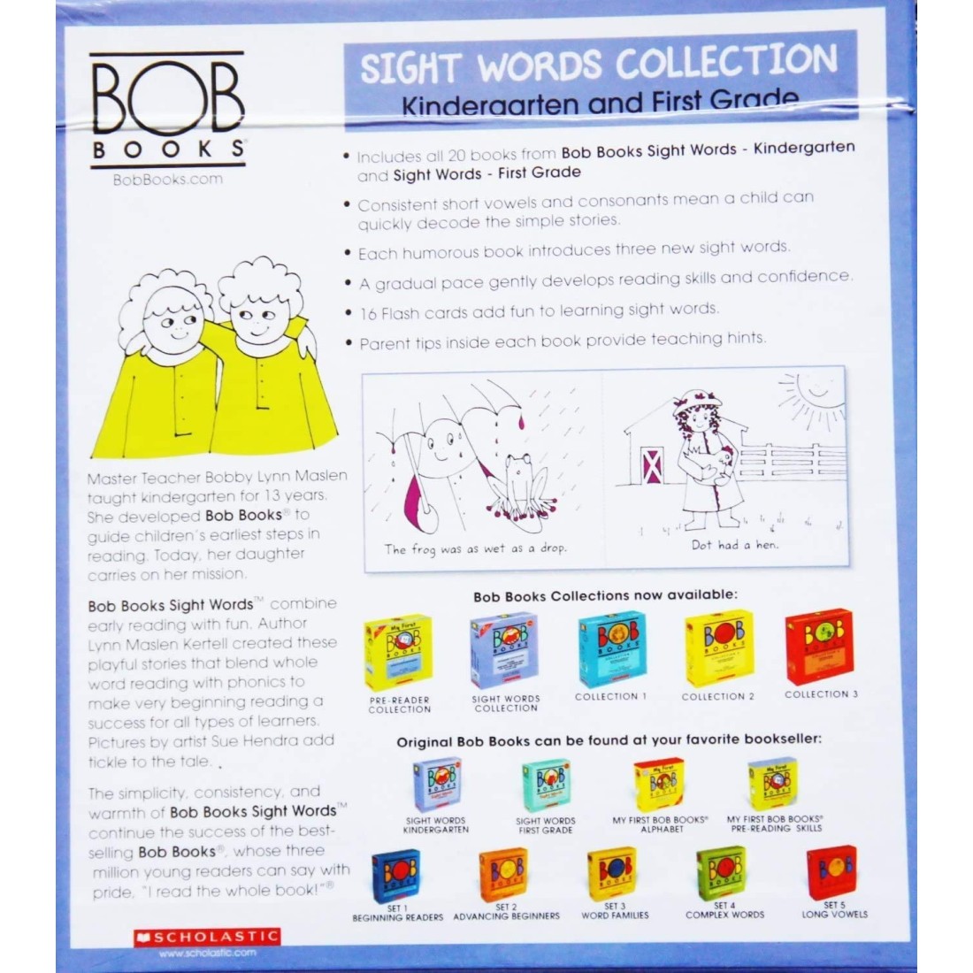 Bob Books Sight Words Collection Book Box Set Kindergarten & First Grade