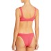 Bound by bond-eye The Scene Textured Bikini Bottom, Dark Pink, One Size