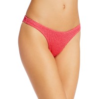 Bound by bond-eye The Scene Textured Bikini Bottom, Dark Pink, One Size