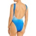 Bound by Bond-Eye Womens Ombre Textured One-Piece Swimsuit Blue, One-Size