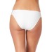  Juniors’ Strappy Hipster Bikini Bottoms,White, Medium
