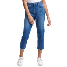 Calvin Klein Jeans High-Rise Cropped Straight-Leg Jeans, 29, Blue