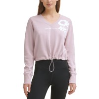 Calvin Klein Performance Women’s Cinched Logo Sweatshirt, Pink, Large