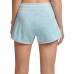  Women’s Performance Printed French Terry Shorts, Blue, Medium