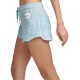  Women’s Performance Printed French Terry Shorts, Blue, Medium