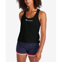 Champion Plus Size Active Racerback Tank Top, Black, 2X