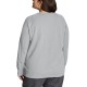  Women’s Plus Size Logo Sweatshirt, Gray, 2X