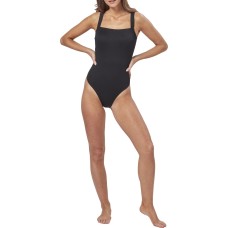 Charlie Holiday Women’s Miami One Piece Swimsuit, Black