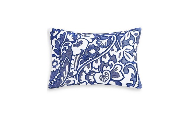  Damask Designs Blue Paisley 12″ x 18″ Decorative Pillow